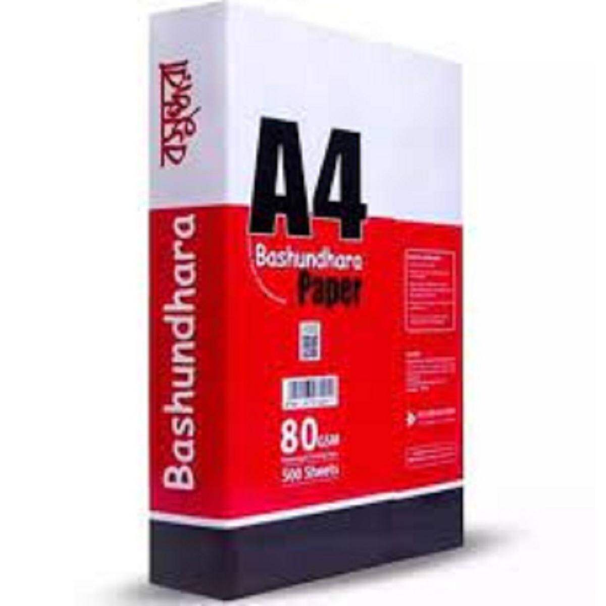 Bashundhara A4 80 GSM Paper, 500 Sheets