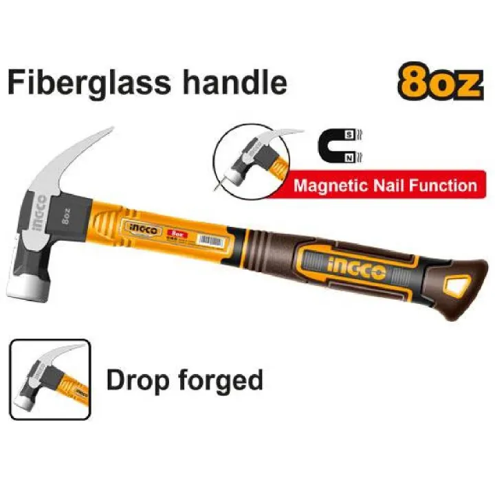 INGCO HCH81008 8oz Claw Hammer