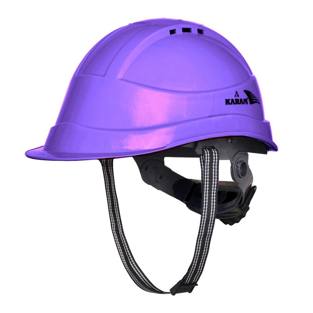 KARAM PN542 Vented Safety Helmet with Ratchet Adjustment