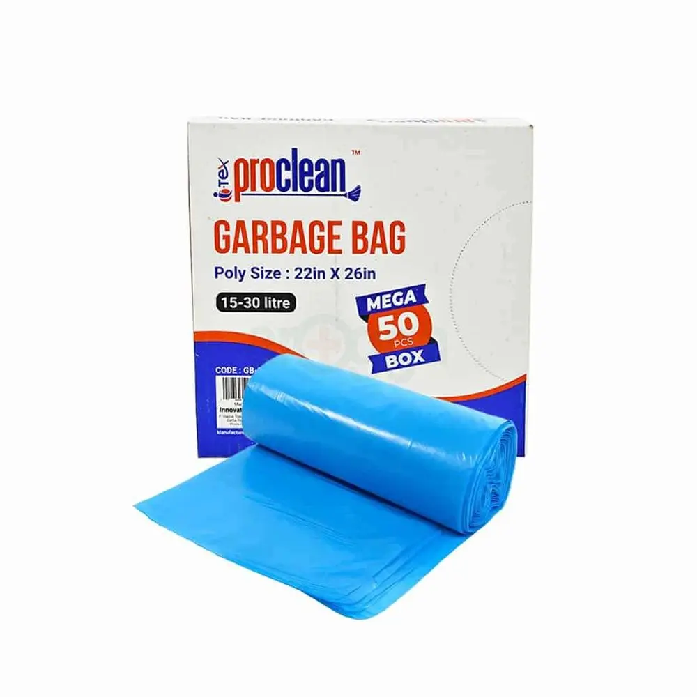 Proclean Garbage Bag 15-30 Liters, 50 Pcs Box